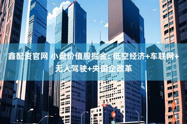 鑫配资官网 小盘价值股掘金: 低空经济+车联网+无人驾驶+央国企改革